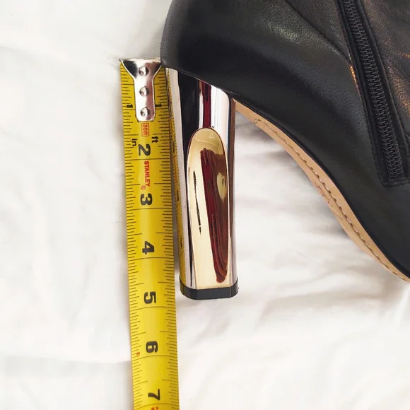 Rare Alexander McQueen Napa Leather Thigh High Heel Boots- Size 8 - Picture 9 of 14